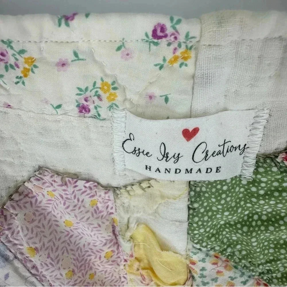 Vintage handmade one of a kind quilt overalls - Picture 10 of 10